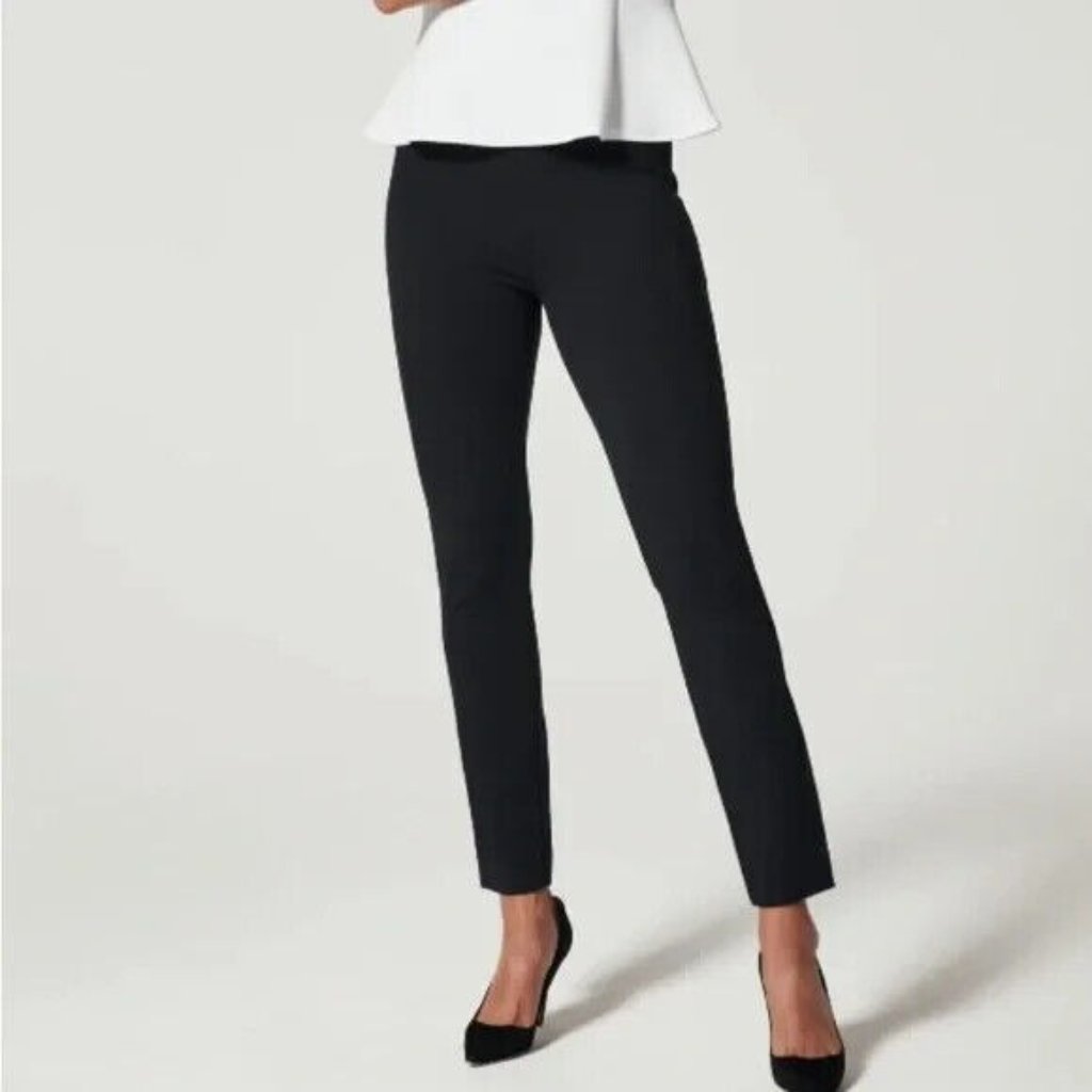 Spanx The Perfect Pant In Ankle Backseam Skinny Black Size Small Petite